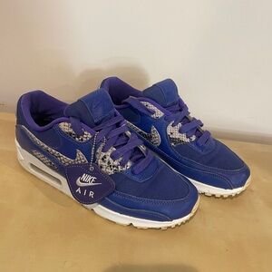 Nike Air Sneakers in Purple and Blue